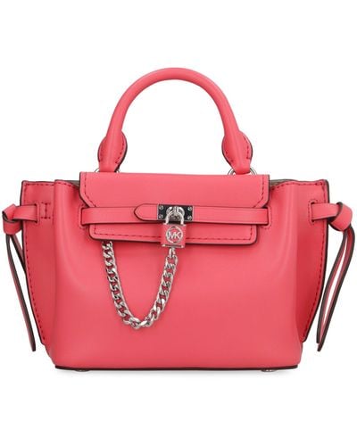 Michael Kors Hamilton Legacy Leather Handbag - Pink
