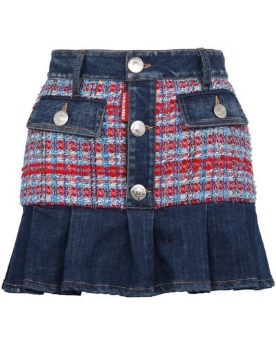 DSquared² Denim Mini Skirt - Blue