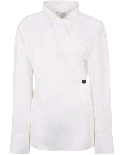Ferragamo Cotton Poplin Shirt - White
