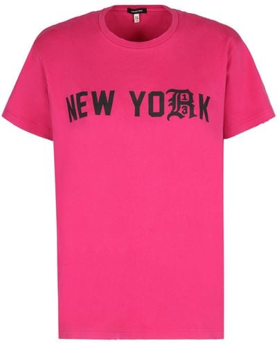 R13 Cotton T-shirt - Pink