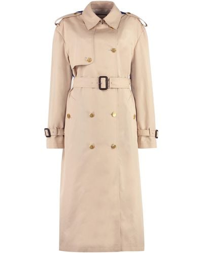 Gucci Cotton Trench Coat - Natural