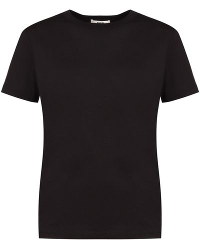 Agolde T-shirt in misto-cotone - Nero