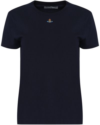 Vivienne Westwood T-shirt girocollo in cotone - Nero