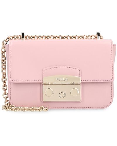 Furla Mini borsa a tracolla Metropolis in pelle - Rosa