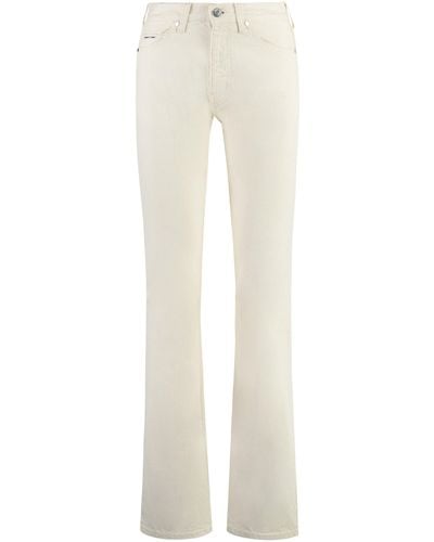 Calvin Klein Straight Leg Jeans - White
