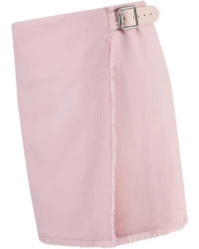 Burberry Wrap Skirt - Pink