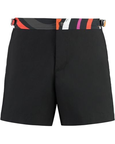 Emilio Pucci Nylon Swim Shorts - Black