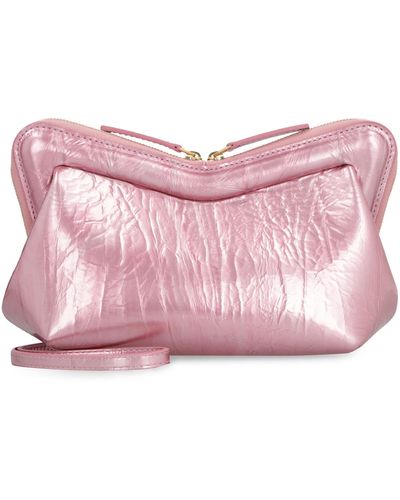 Mansur Gavriel Mini M Frame Leather Bag - Pink