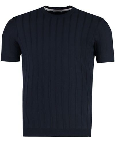 Paul & Shark T-shirt in maglia di cotone - Nero