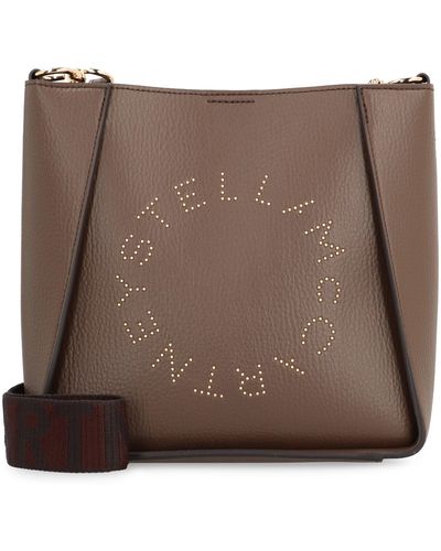 Stella McCartney Stella Logo Shoulder Bag - Brown