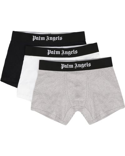 Palm Angels Set di tre boxer - Bianco