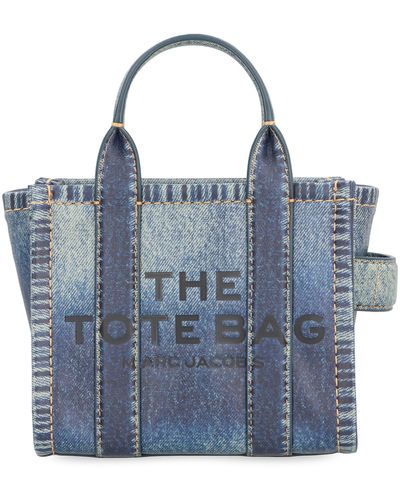 MARC JACOBS The Medium monogram denim tote bag 'NEW' With Shoulder Strap  $420 R