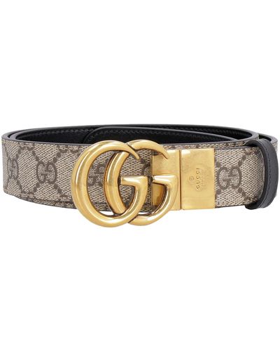 Gucci Cintura reversibile GG Marmont - Multicolore