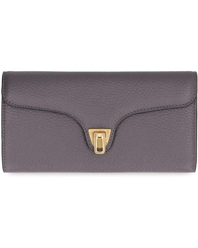 Coccinelle Beat Soft Leather Wallet - Gray