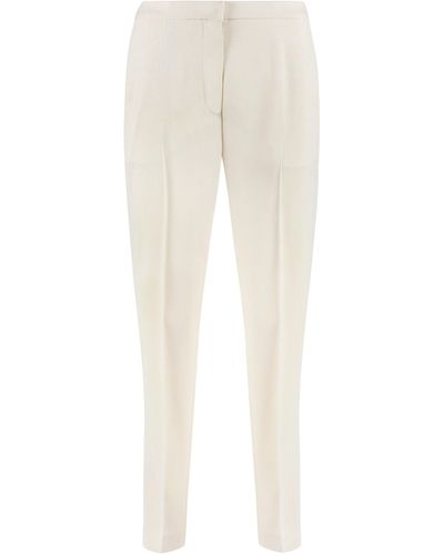 Aspesi Pantaloni straight-leg - Bianco