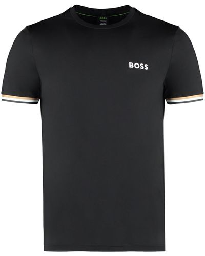 BOSS X Matteo Berrettini - Techno Fabric T-shirt - Black