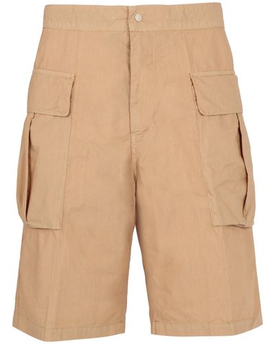 Aspesi Cotton Bermuda Shorts - Natural