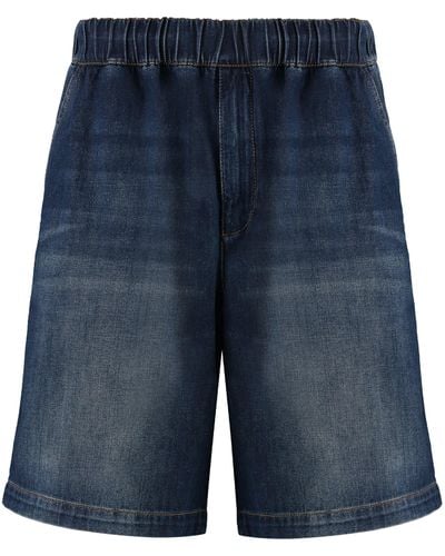 Valentino Denim Bermuda Shorts - Blue