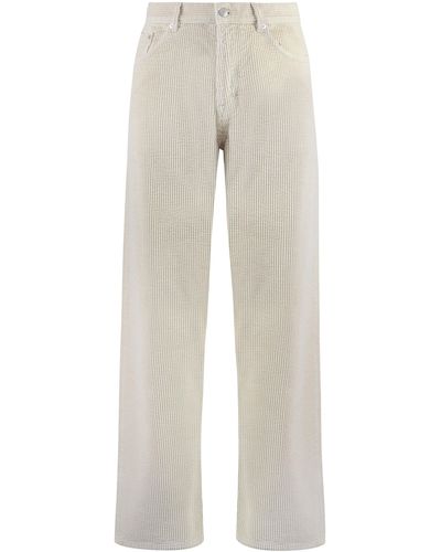 GANT Pantaloni in velluto a coste - Bianco