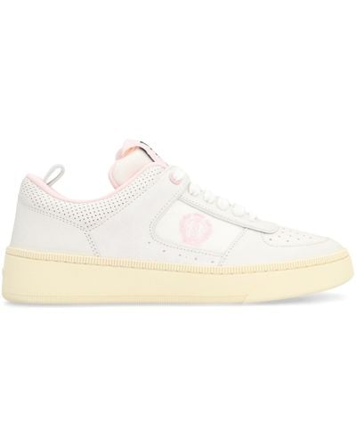 Bally Raise Leather And Fabric Low-top Sneakers - White