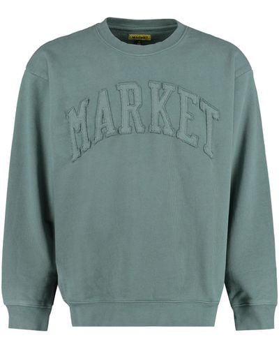 Market Cotton Crew-neck Sweatshirt - Green