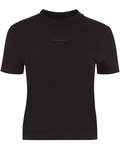 Jacquemus T-shirt girocollo Gros Grain in cotone - Nero