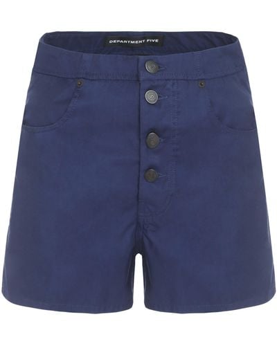 Department 5 Shorts Panama in cotone - Blu