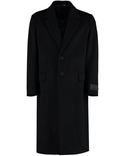 Valentino Wool Blend Coat - Black