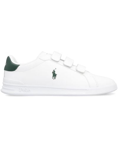 Polo Ralph Lauren Sneakers low-top in pelle - Bianco