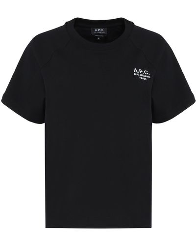A.P.C. Michele Cotton T-shirt - Black