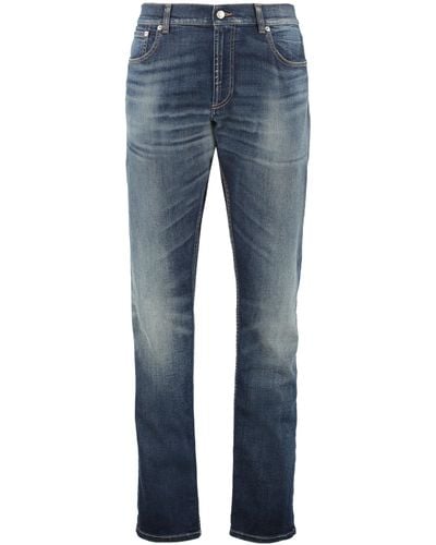 Alexander McQueen 5-pocket Slim Fit Jeans - Blue