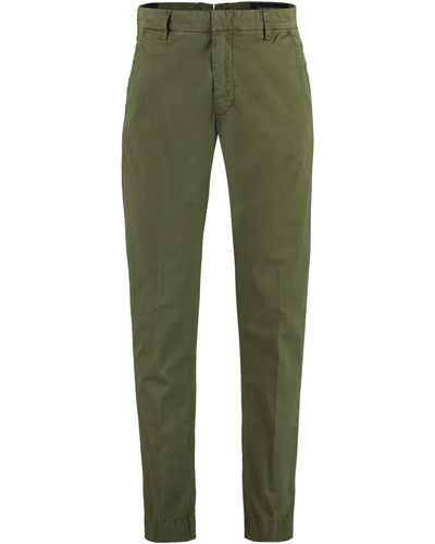 handpicked Mantova Cotton Trousers - Green