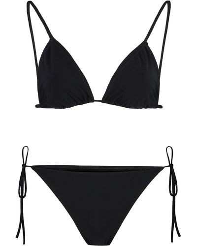 Lido Venti Triangle Bra Bikini - Black