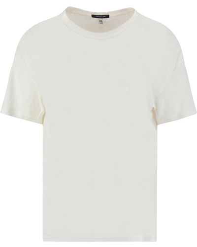 R13 T-shirt in cotone - Bianco
