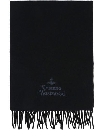 Vivienne Westwood Sciarpa in lana - Nero