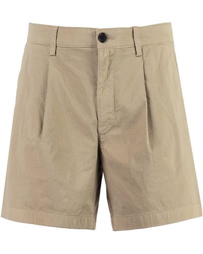 Department 5 Cotton Bermuda Shorts - Natural