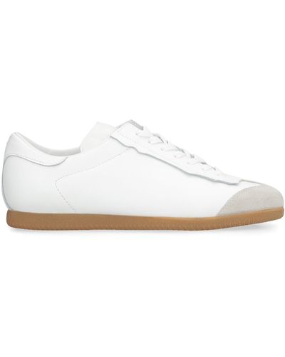 Maison Margiela Leather Low-top Sneakers - White