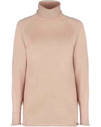 Kiton Cashmere Turtleneck Sweater - Pink