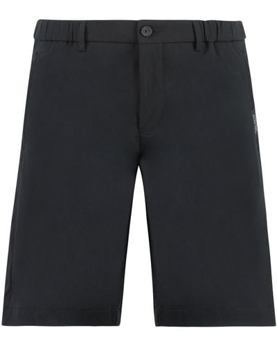 BOSS Cotton Blend Bermuda Shorts - Black