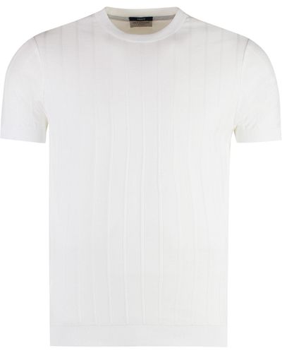 Paul & Shark Cotton Crew-neck T-shirt - White