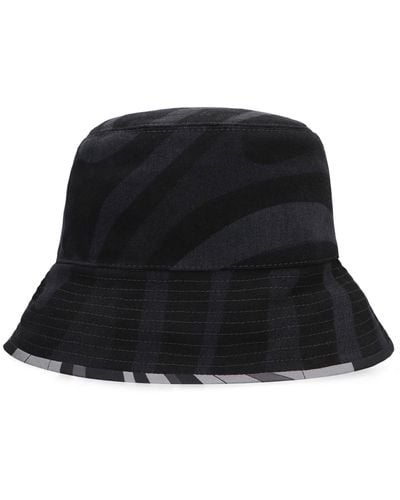 Emilio Pucci Bucket Hat - Black