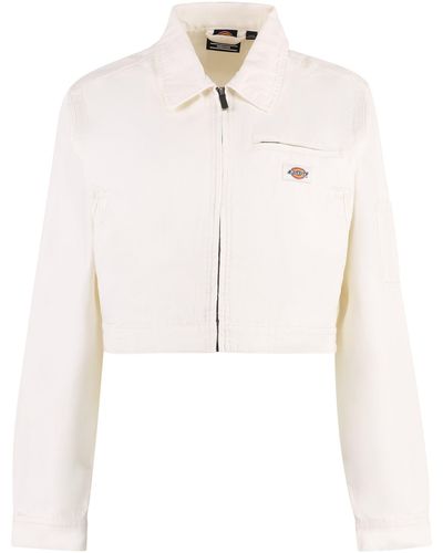 Dickies Zippered Cotton Jacket - Natural