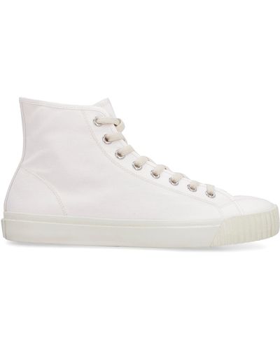 Maison Margiela Sneakers alte Tabi - Bianco