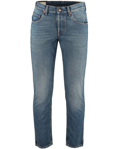 Gucci 5-Pocket Slim Fit Jeans - Blue