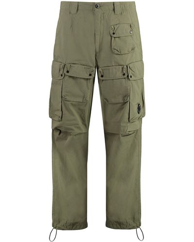 C.P. Company Pantaloni multi-tasche in cotone - Verde