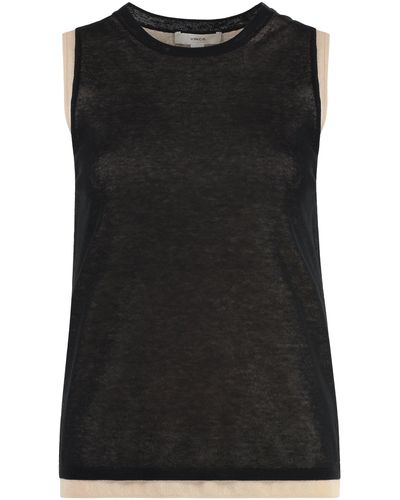 Vince Knitted Top - Black