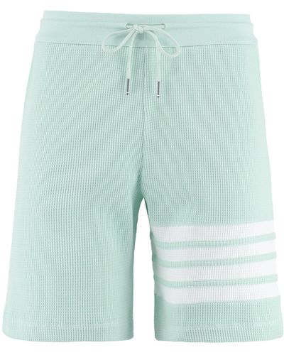 Thom Browne Cotton Shorts - Blue