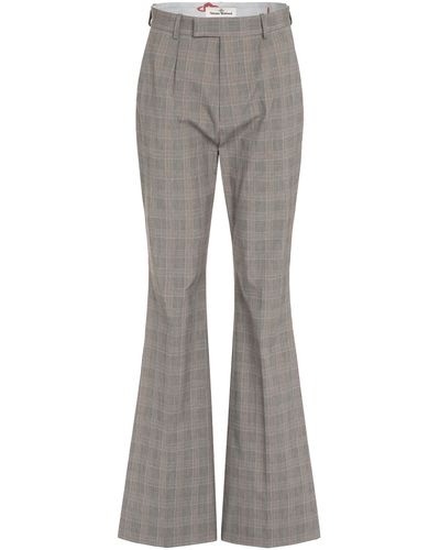 Vivienne Westwood Pantaloni Ray in Principe di Galles - Grigio