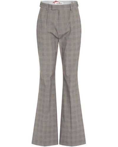 Vivienne Westwood Ray Prince-Of-Wales Checked Pants - Gray