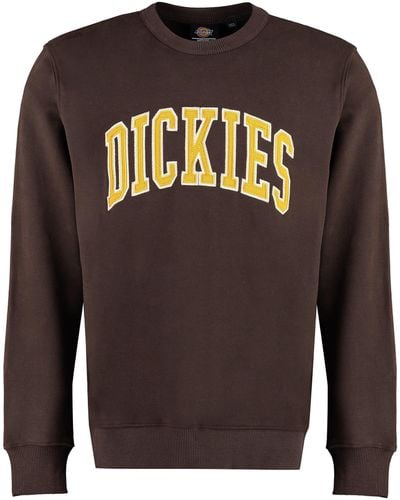 Dickies Logo Detail Cotton Sweatshirt - Black